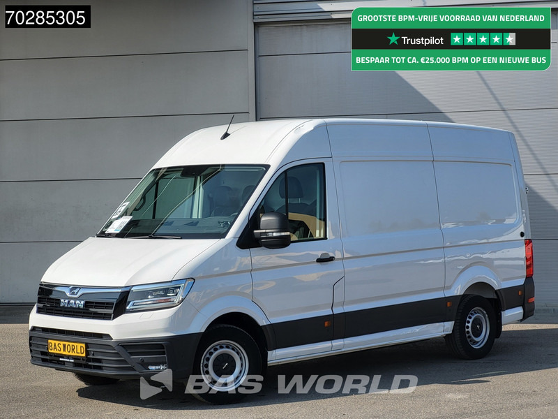 MAN TGE Elektrisch 115km WLTP 36kWh L3H3 Automaat LED Navi Airco Cruise Camera Parkeersensoren L2H2 8m3 Airco Cruise control - Kravas mikroautobuss, Elektriskais furgons: foto 1 MAN TGE Elektrisch 115km WLTP 36kWh L3H3 Automaat LED Navi Airco Cruise Camera Parkeersensoren L2H2 8m3 Airco Cruise control - Kravas mikroautobuss, Elektriskais furgons: foto 1