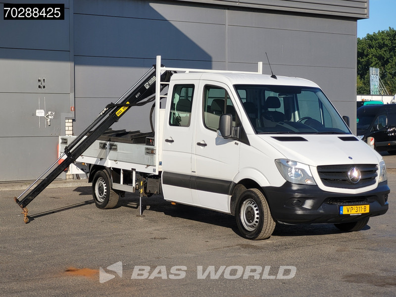 Mercedes-Benz Sprinter 310 CDI Euro6 Automaat Open laadbak Kraanwagen HIAB 017T-2 Navi Airco Euro6 Kraan Crane Kranwagen Pickup Pritsche Airco - Automašīna ar kravas platformu: foto 1 Mercedes-Benz Sprinter 310 CDI Euro6 Automaat Open laadbak Kraanwagen HIAB 017T-2 Navi Airco Euro6 Kraan Crane Kranwagen Pickup Pritsche Airco - Automašīna ar kravas platformu: foto 1