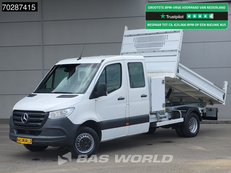 Mercedes-Benz Sprinter 514 CDI Kipper met Kist Dubbel Cabine Dubbellucht 3,5t Trekhaak Airco Cruise MBUX CarPlay Euro6 Tipper Benne Kieper 2m3 Airco Tr - Komercauto pašizgāzējs: foto 1 Mercedes-Benz Sprinter 514 CDI Kipper met Kist Dubbel Cabine Dubbellucht 3,5t Trekhaak Airco Cruise MBUX CarPlay Euro6 Tipper Benne Kieper 2m3 Airco Tr - Komercauto pašizgāzējs: foto 1