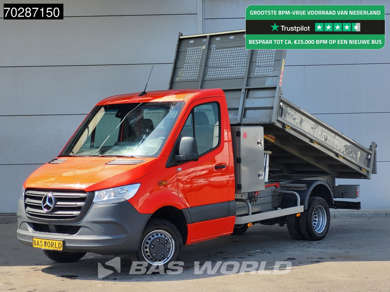 Mercedes-Benz Sprinter 514 CDI Kipper met Kist Dubbellucht 3,5t Trekhaak Airco Cruise Euro6 Tipper Benne Kieper 2m3 Airco Trekhaak Cruise control - Komercauto pašizgāzējs: foto 1 Mercedes-Benz Sprinter 514 CDI Kipper met Kist Dubbellucht 3,5t Trekhaak Airco Cruise Euro6 Tipper Benne Kieper 2m3 Airco Trekhaak Cruise control - Komercauto pašizgāzējs: foto 1