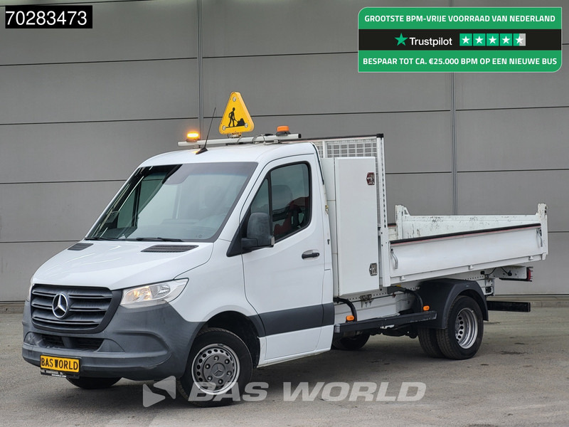 Mercedes-Benz Sprinter 514 CDI Kipper met Kist Dubbellucht Trekhaak Airco Cruise Euro6 Tipper Benne Kieper 2m3 Airco Trekhaak Cruise control - Komercauto pašizgāzējs: foto 1 Mercedes-Benz Sprinter 514 CDI Kipper met Kist Dubbellucht Trekhaak Airco Cruise Euro6 Tipper Benne Kieper 2m3 Airco Trekhaak Cruise control - Komercauto pašizgāzējs: foto 1