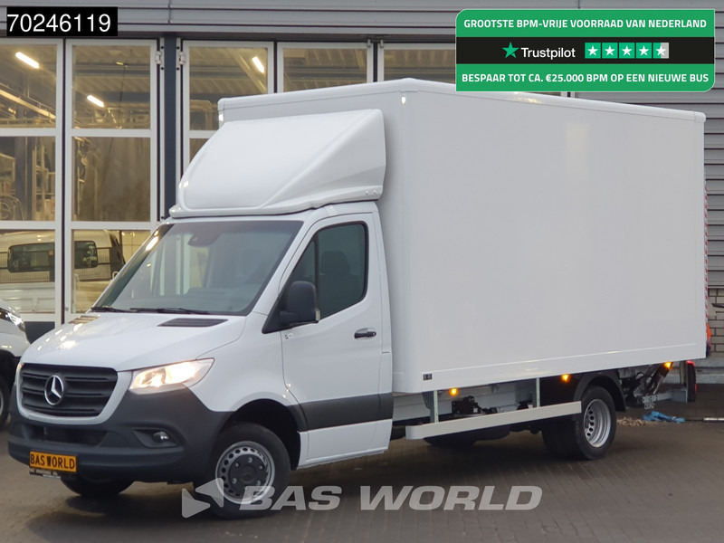 Mercedes-Benz Sprinter 515 CDI Automaat 1000kg Laadklep Dubbellucht Bakwagen MBUX Airco Cruise MBUX Koffer Meubelbak 21m3 Airco Cruise control - Furgons ar slēgtā virsbūve: foto 1 Mercedes-Benz Sprinter 515 CDI Automaat 1000kg Laadklep Dubbellucht Bakwagen MBUX Airco Cruise MBUX Koffer Meubelbak 21m3 Airco Cruise control - Furgons ar slēgtā virsbūve: foto 1