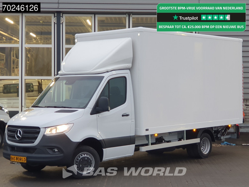 Mercedes-Benz Sprinter 515 CDI Automaat 1000kg Laadklep Zijdeur Dubbellucht Bakwagen MBUX Airco Cruise MBUX Koffer Meubelbak 21m3 Airco Cruise control - Furgons ar slēgtā virsbūve: foto 1 Mercedes-Benz Sprinter 515 CDI Automaat 1000kg Laadklep Zijdeur Dubbellucht Bakwagen MBUX Airco Cruise MBUX Koffer Meubelbak 21m3 Airco Cruise control - Furgons ar slēgtā virsbūve: foto 1