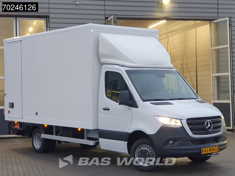Jaunā Furgons ar slēgtā virsbūve Mercedes-Benz Sprinter 515 CDI Automaat 1000kg Laadklep Zijdeur Dubbellucht Bakwagen MBUX Airco Cruise MBUX Koffer Meubelbak 21m3 Airco Cruise control: foto 8
