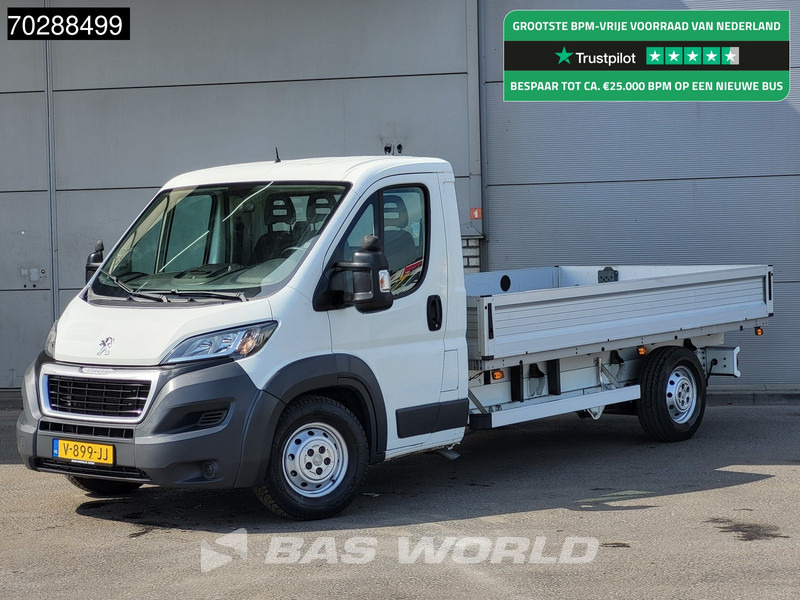 Peugeot Boxer 165PK Open Laadbak Luchtvering Trekhaak Navi Airco Euro6 Pritsche Pickup Open Box Airco Trekhaak - Automašīna ar kravas platformu: foto 1 Peugeot Boxer 165PK Open Laadbak Luchtvering Trekhaak Navi Airco Euro6 Pritsche Pickup Open Box Airco Trekhaak - Automašīna ar kravas platformu: foto 1