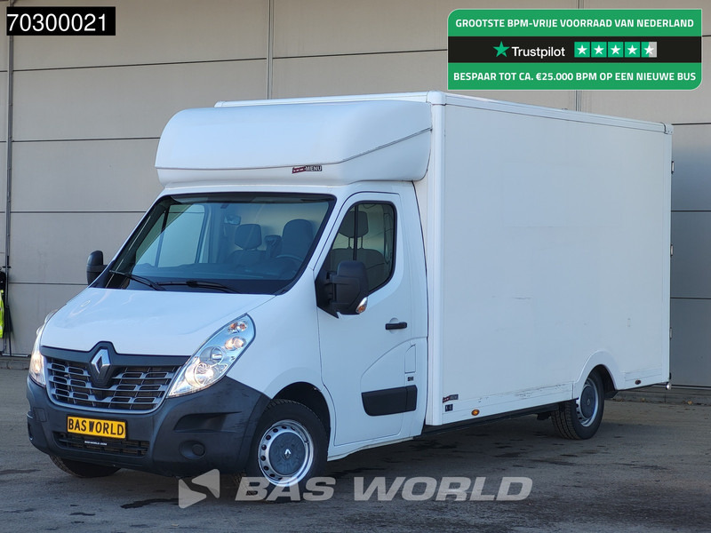 Renault Master 130pk Lowliner 422cm Bakwagen Achterdeuren Airco Cruise Euro6 Verkoopwagen Meubelbak Koffer Airco Cruise control - Furgons ar slēgtā virsbūve: foto 1 Renault Master 130pk Lowliner 422cm Bakwagen Achterdeuren Airco Cruise Euro6 Verkoopwagen Meubelbak Koffer Airco Cruise control - Furgons ar slēgtā virsbūve: foto 1