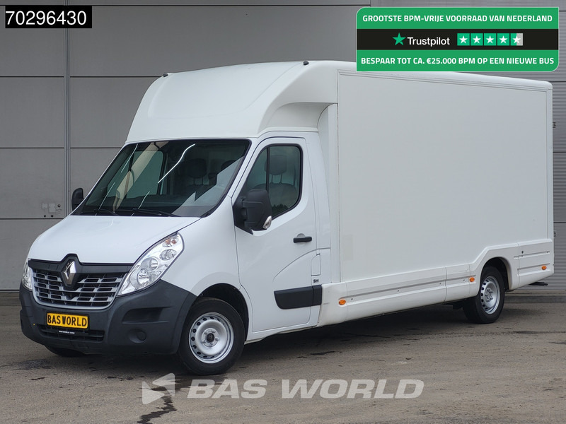 Renault Master 145PK 456cm Bakwagen Achterdeuren Airco Cruise Euro6 Meubelbak Koffer Airco Cruise control - Furgons ar slēgtā virsbūve: foto 1 Renault Master 145PK 456cm Bakwagen Achterdeuren Airco Cruise Euro6 Meubelbak Koffer Airco Cruise control - Furgons ar slēgtā virsbūve: foto 1