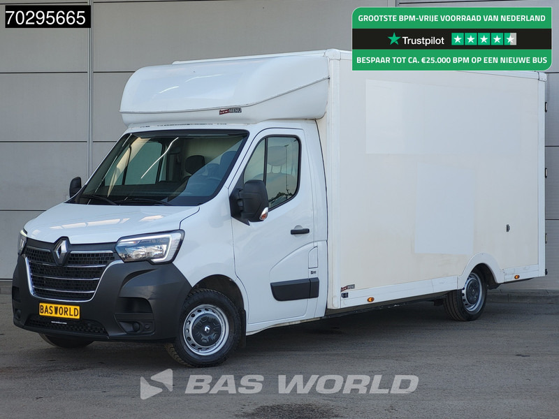 Renault Master 145PK Bakwagen Lowliner LED Airco Cruise Achterdeuren Meubelbak Koffer Airco Cruise control - Furgons ar slēgtā virsbūve: foto 1 Renault Master 145PK Bakwagen Lowliner LED Airco Cruise Achterdeuren Meubelbak Koffer Airco Cruise control - Furgons ar slēgtā virsbūve: foto 1