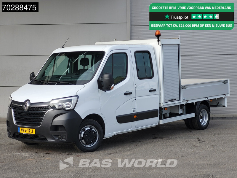 Renault Master 145PK Open Laadbak Dubbellucht 3,5t Trekhaak LED Airco Cruise Standkachel Euro6 Pritsche Pickup Open Box Airco Trekhaak Cruise control - Automašīna ar kravas platformu: foto 1 Renault Master 145PK Open Laadbak Dubbellucht 3,5t Trekhaak LED Airco Cruise Standkachel Euro6 Pritsche Pickup Open Box Airco Trekhaak Cruise control - Automašīna ar kravas platformu: foto 1