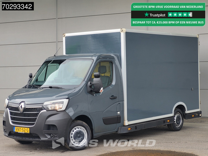 Renault Master 150PK Bakwagen Airco Cruise Luchtvering Meubelbak Plancher Verkoopwagen Foodtruck Paardenwagen 18m3 Airco Cruise control - Furgons ar slēgtā virsbūve: foto 1 Renault Master 150PK Bakwagen Airco Cruise Luchtvering Meubelbak Plancher Verkoopwagen Foodtruck Paardenwagen 18m3 Airco Cruise control - Furgons ar slēgtā virsbūve: foto 1