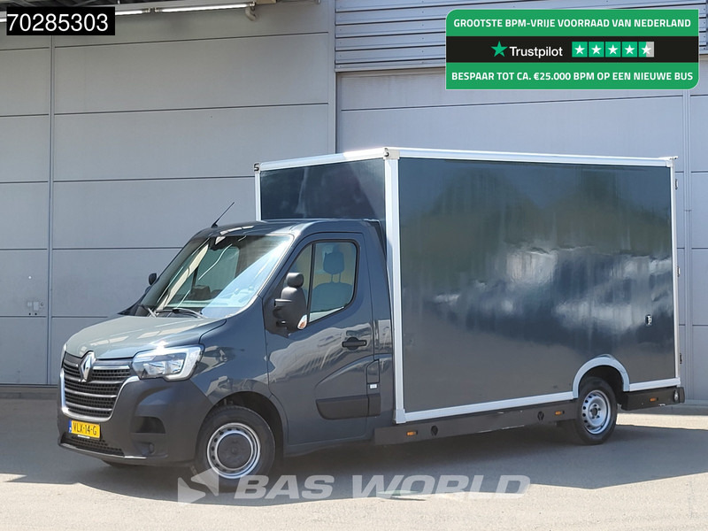 Renault Master 150PK Bakwagen Airco Cruise Luchtvering Meubelbak Plancher Verkoopwagen Foodtruck Paardenwagen 18m3 Airco Cruise control - Furgons ar slēgtā virsbūve: foto 1 Renault Master 150PK Bakwagen Airco Cruise Luchtvering Meubelbak Plancher Verkoopwagen Foodtruck Paardenwagen 18m3 Airco Cruise control - Furgons ar slēgtā virsbūve: foto 1