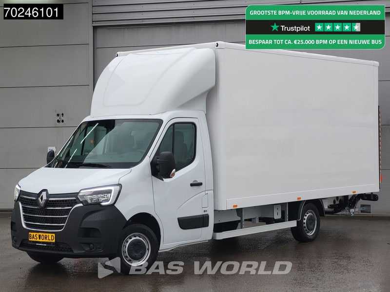 Jaunā Furgons ar slēgtā virsbūve Renault Master 165PK Laadklep Bakwagen XXL 10 Euro Pallets Zijdeur Meubelbak Koffer Gesloten laadbak 24m3 Airco Cruise control: foto 1