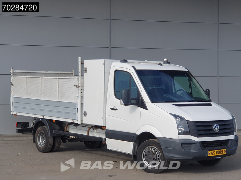 Volkswagen Crafter 136pk Open Laadbak met Kist Dubbellucht 3,5t Trekhaak Airco Euro6 Tipper Benne Kieper Airco Trekhaak - Automašīna ar kravas platformu: foto 3 Volkswagen Crafter 136pk Open Laadbak met Kist Dubbellucht 3,5t Trekhaak Airco Euro6 Tipper Benne Kieper Airco Trekhaak - Automašīna ar kravas platformu: foto 3