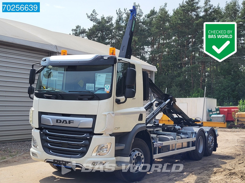DAF CF 450 6X2 NEW 20T HOOK Lift+Lenkachse Euro 6 - Pacēlājs ar āķi: foto 1 DAF CF 450 6X2 NEW 20T HOOK Lift+Lenkachse Euro 6 - Pacēlājs ar āķi: foto 1