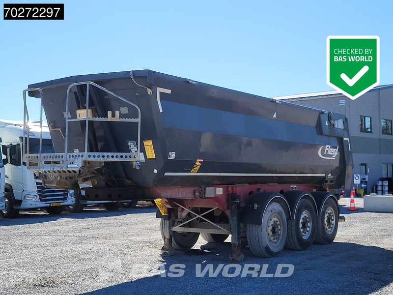 Fliegl SDS01 3 axles Liftachse Alcoa's - Puspiekabe pašizgāzējs: foto 1 Fliegl SDS01 3 axles Liftachse Alcoa's - Puspiekabe pašizgāzējs: foto 1