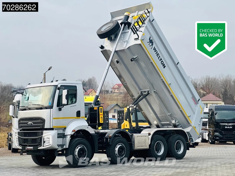 Ford F-Line 4145 8X4 NEW! 18m3 Wielton Tipper Steelsuspension Automatic Navi Euro 6 - Kravas automašīna pašizgāzējs: foto 1 Ford F-Line 4145 8X4 NEW! 18m3 Wielton Tipper Steelsuspension Automatic Navi Euro 6 - Kravas automašīna pašizgāzējs: foto 1