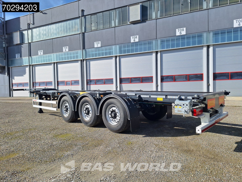 Kässbohrer K.SHG S / 40 - 12 / 27 EU 3 axles NEW! Container Chassis - Puspiekabe noņemamā virsbūve/ Konteineru vedējs: foto 3 Kässbohrer K.SHG S / 40 - 12 / 27 EU 3 axles NEW! Container Chassis - Puspiekabe noņemamā virsbūve/ Konteineru vedējs: foto 3
