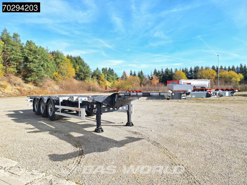 Kässbohrer K.SHG S / 40 - 12 / 27 EU 3 axles NEW! Container Chassis - Puspiekabe noņemamā virsbūve/ Konteineru vedējs: foto 5 Kässbohrer K.SHG S / 40 - 12 / 27 EU 3 axles NEW! Container Chassis - Puspiekabe noņemamā virsbūve/ Konteineru vedējs: foto 5