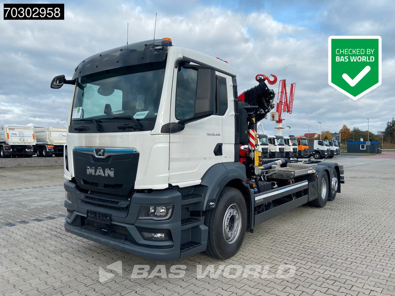 MAN TGS 26.440 6X2 NEW! Fassi 235A.0.25 Kran Crane Hyva 20-57-S Euro 6 - Pacēlājs ar āķi, Kravas auto ar manipulatoru: foto 1 MAN TGS 26.440 6X2 NEW! Fassi 235A.0.25 Kran Crane Hyva 20-57-S Euro 6 - Pacēlājs ar āķi, Kravas auto ar manipulatoru: foto 1