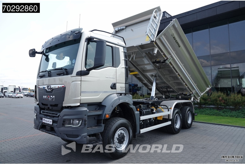 Jaunā Kravas automašīna pašizgāzējs MAN TGS 33.480 TGS 6X6 6x6 3-Way Kipper Big-Axle Euro 6: foto 20