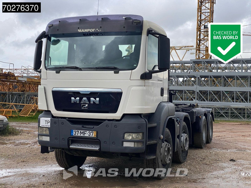 MAN TGS 35.400 8X4 Manual Retarder Big-Axle Steelsuspension Euro 5 - Pacēlājs ar āķi: foto 1 MAN TGS 35.400 8X4 Manual Retarder Big-Axle Steelsuspension Euro 5 - Pacēlājs ar āķi: foto 1