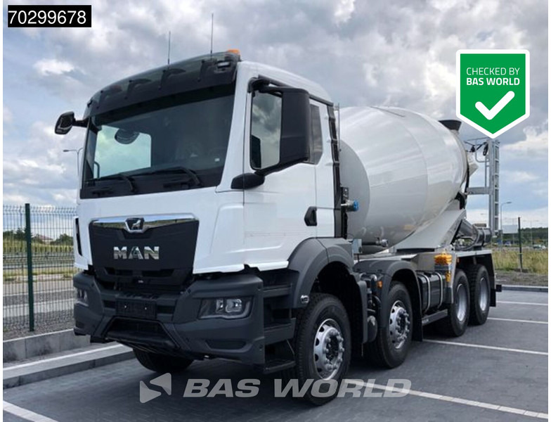 MAN TGS 35.440 8X4 NEW! 10m3 FML mixer Automatic Steel suspension Euro 6 - Betonvedējs: foto 1 MAN TGS 35.440 8X4 NEW! 10m3 FML mixer Automatic Steel suspension Euro 6 - Betonvedējs: foto 1