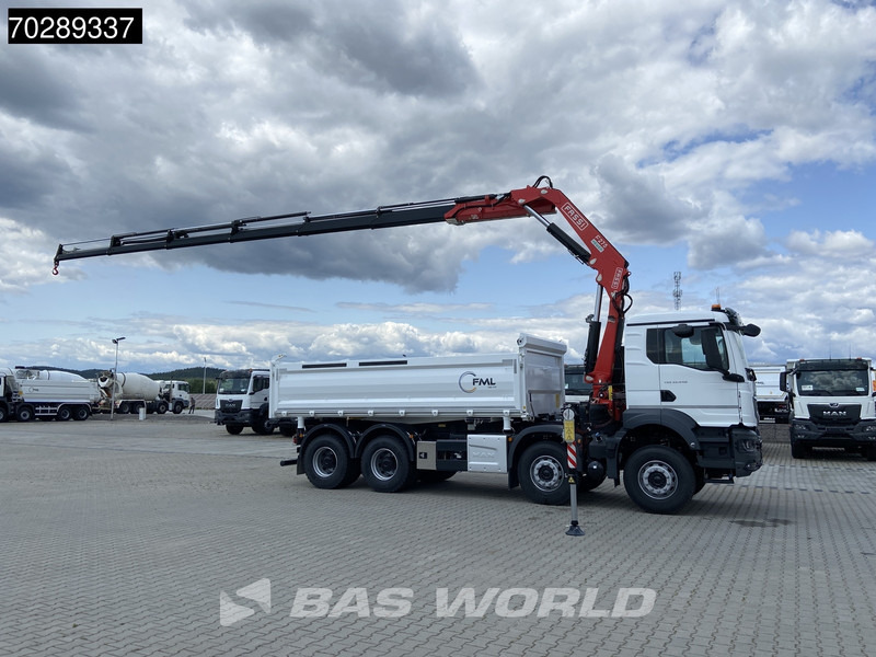 MAN TGS 35.440 8X4 NEW! Fassi F275.026 Kran Crane 13m3 3-Sided Tipper Big-Axle Euro 6 - Kravas automašīna pašizgāzējs, Kravas auto ar manipulatoru: foto 3 MAN TGS 35.440 8X4 NEW! Fassi F275.026 Kran Crane 13m3 3-Sided Tipper Big-Axle Euro 6 - Kravas automašīna pašizgāzējs, Kravas auto ar manipulatoru: foto 3