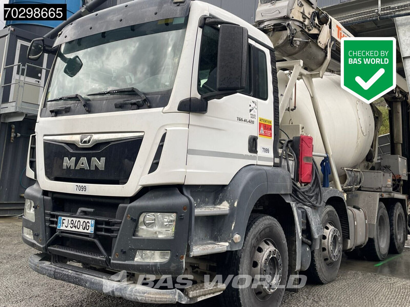 MAN TGS TGS 8X4 8m3 Putzmeister Mixer Big-Axle Steelsuspension Euro 6 - Betonvedējs: foto 1 MAN TGS TGS 8X4 8m3 Putzmeister Mixer Big-Axle Steelsuspension Euro 6 - Betonvedējs: foto 1