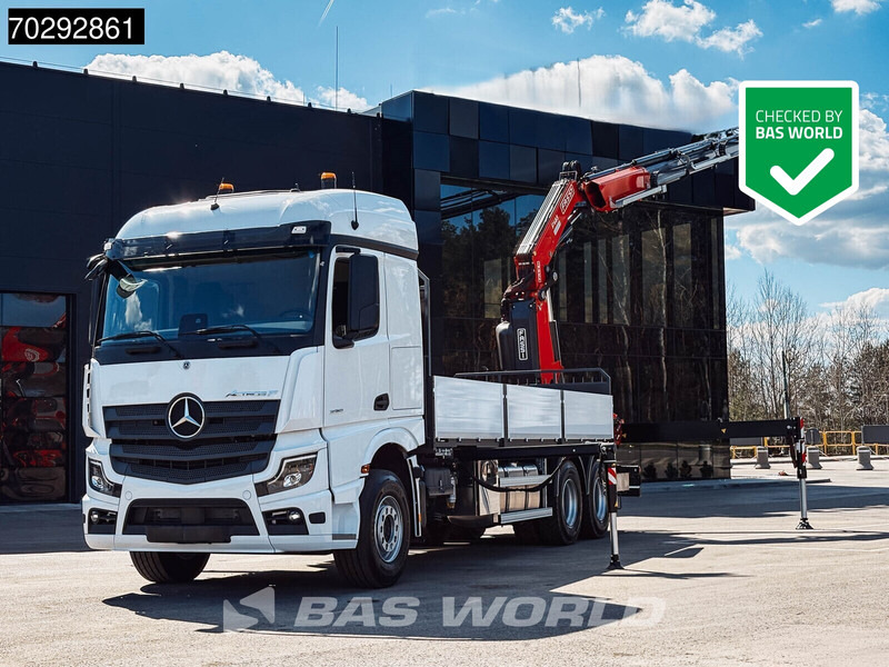 Mercedes-Benz Actros 2651 Actros 6X4 Fassi F486 Led Navi Euro 6 - Bortu kravas automašīna/ Platforma, Kravas auto ar manipulatoru: foto 1 Mercedes-Benz Actros 2651 Actros 6X4 Fassi F486 Led Navi Euro 6 - Bortu kravas automašīna/ Platforma, Kravas auto ar manipulatoru: foto 1