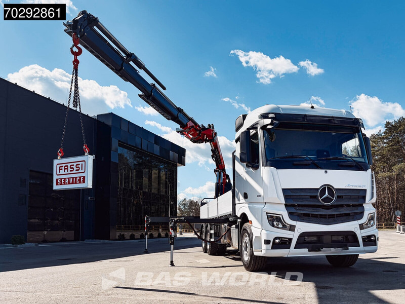 Mercedes-Benz Actros 2651 Actros 6X4 Fassi F486 Led Navi Euro 6 - Bortu kravas automašīna/ Platforma, Kravas auto ar manipulatoru: foto 3 Mercedes-Benz Actros 2651 Actros 6X4 Fassi F486 Led Navi Euro 6 - Bortu kravas automašīna/ Platforma, Kravas auto ar manipulatoru: foto 3