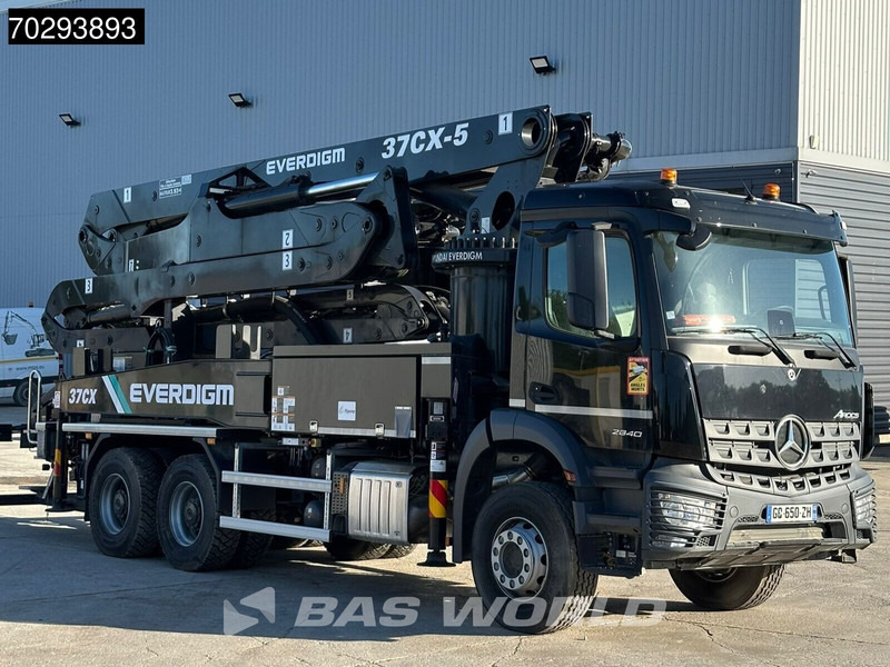 Mercedes-Benz Arocs 2840 Arocs 6X4 Unused! Everdigm 37CX-5 concrete pump Steel Suspension Automatic Euro 6 - Betona sūknis: foto 3 Mercedes-Benz Arocs 2840 Arocs 6X4 Unused! Everdigm 37CX-5 concrete pump Steel Suspension Automatic Euro 6 - Betona sūknis: foto 3