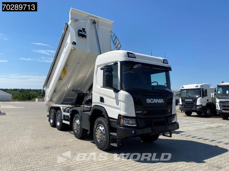 Scania P420 8X4 NEW! 18m3 Steel tipper Steelsuspension Automatic Euro 6 - Kravas automašīna pašizgāzējs: foto 3 Scania P420 8X4 NEW! 18m3 Steel tipper Steelsuspension Automatic Euro 6 - Kravas automašīna pašizgāzējs: foto 3