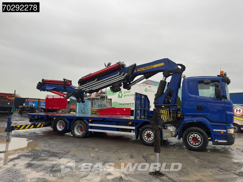 Scania R420 8X2 Palfinger PK100002 Crane Kran + PJ170 JIB Lift Axle Euro 4 - Bortu kravas automašīna/ Platforma, Kravas auto ar manipulatoru: foto 3 Scania R420 8X2 Palfinger PK100002 Crane Kran + PJ170 JIB Lift Axle Euro 4 - Bortu kravas automašīna/ Platforma, Kravas auto ar manipulatoru: foto 3