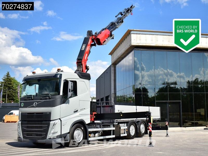 Volvo FH 500 6X2 Fassi F545RA Kran Crane VEB+ Lift-Lenkachse Euro 6 Fassi - Bortu kravas automašīna/ Platforma, Kravas auto ar manipulatoru: foto 5 Volvo FH 500 6X2 Fassi F545RA Kran Crane VEB+ Lift-Lenkachse Euro 6 Fassi - Bortu kravas automašīna/ Platforma, Kravas auto ar manipulatoru: foto 5