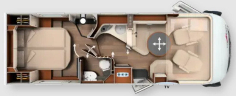 Carthago Chic E-Line I 51 QB - Integrēts kemperis: foto 1 Carthago Chic E-Line I 51 QB - Integrēts kemperis: foto 1