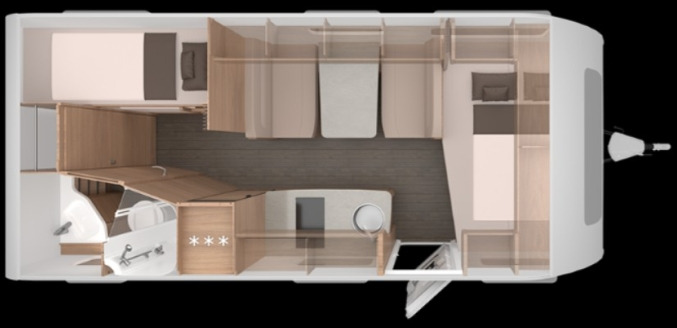 Jaunā Dzīvojamais treileris Knaus Sudwind 500 QDK 60° Years: foto 11 Jaunā Dzīvojamais treileris Knaus Sudwind 500 QDK 60° Years: foto 11