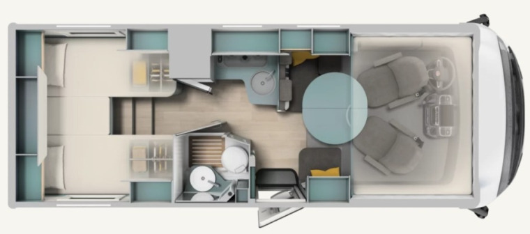 Laika Kosmo H1319 - Integrēts kemperis: foto 1 Laika Kosmo H1319 - Integrēts kemperis: foto 1