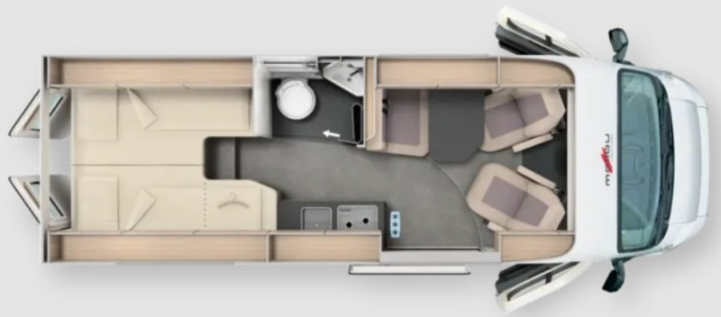 Malibu Relax 640 LE R - Integrēts kemperis: foto 1 Malibu Relax 640 LE R - Integrēts kemperis: foto 1