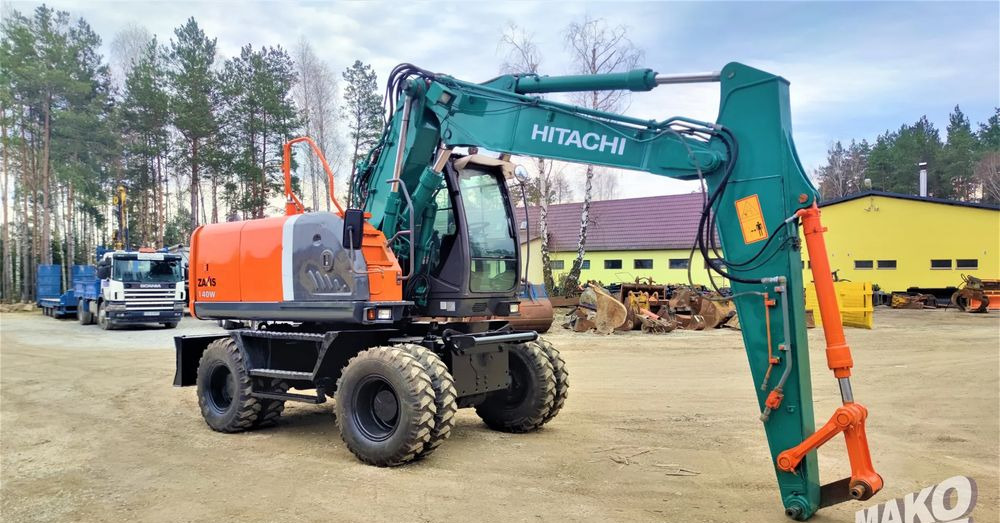 Riteņu ekskavators Hitachi ZX140W-3: foto 6
