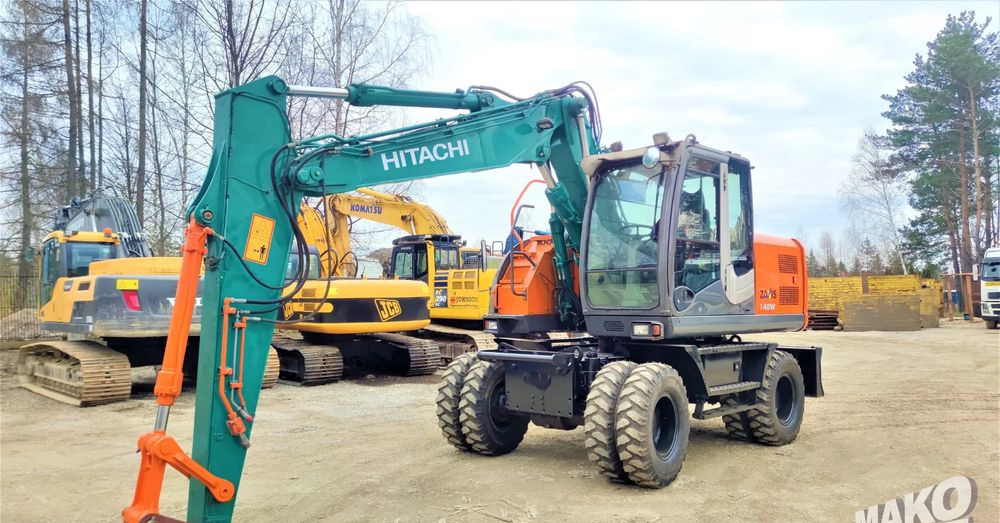 Riteņu ekskavators Hitachi ZX140W-3: foto 7