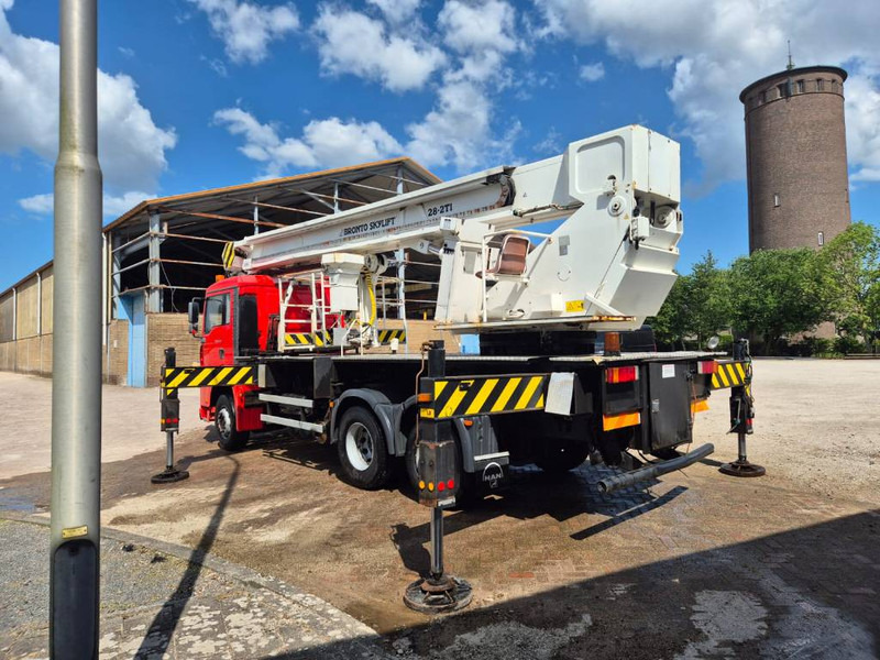 Autopacēlājs Bronto skylift 28-2T1 28 m hi lift hoogwerker MAN TGA 26.: foto 5