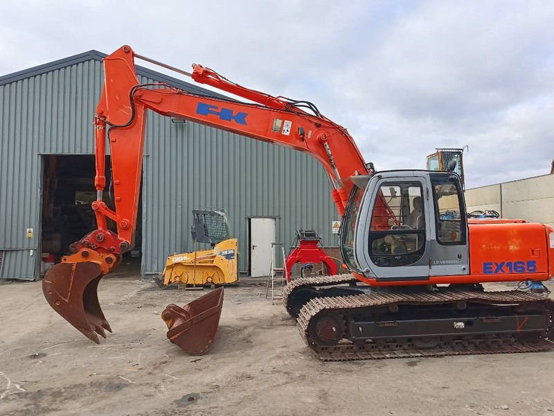 Fiat-Kobelco EX165 hitachi excavator kettenbagger graafmachine - Kāpurķēžu ekskavators: foto 1 Fiat-Kobelco EX165 hitachi excavator kettenbagger graafmachine - Kāpurķēžu ekskavators: foto 1