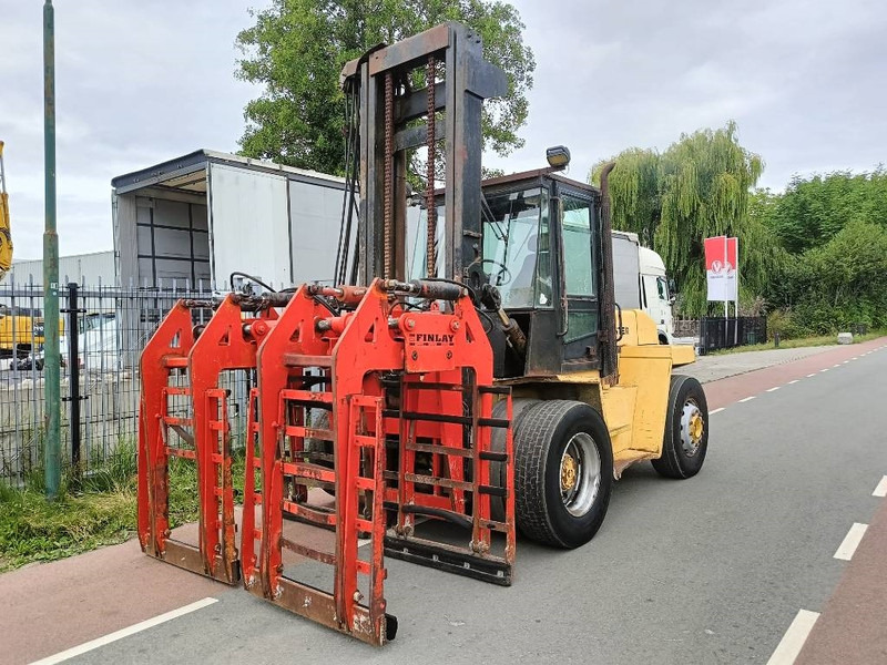 Hyster H 12.00 XL 12 ton heftruck met stenenklem forklift - Dīzeļiekrāvējs: foto 3 Hyster H 12.00 XL 12 ton heftruck met stenenklem forklift - Dīzeļiekrāvējs: foto 3