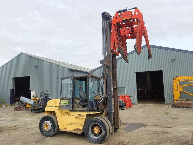 Hyster H 12.00 XL 12 ton heftruck met stenenklem forklift - Dīzeļiekrāvējs: foto 2 Hyster H 12.00 XL 12 ton heftruck met stenenklem forklift - Dīzeļiekrāvējs: foto 2