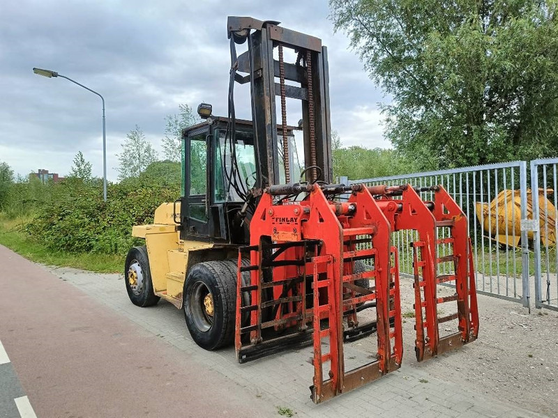 Hyster H 12.00 XL 12 ton heftruck met stenenklem forklift - Dīzeļiekrāvējs: foto 5 Hyster H 12.00 XL 12 ton heftruck met stenenklem forklift - Dīzeļiekrāvējs: foto 5