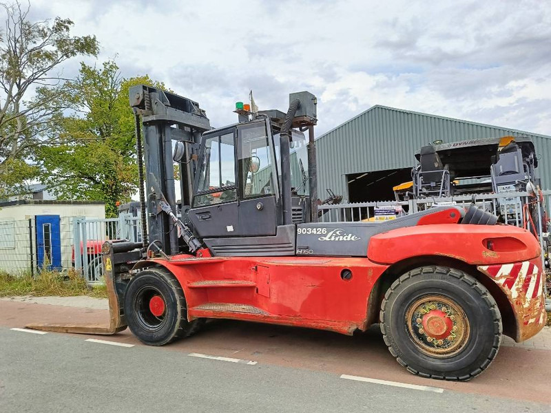 Linde H160 diesel 16T heftruck forklift stapler low mast - Dīzeļiekrāvējs: foto 1 Linde H160 diesel 16T heftruck forklift stapler low mast - Dīzeļiekrāvējs: foto 1