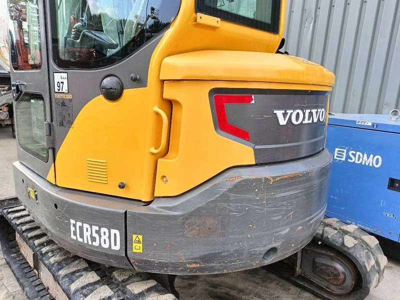 Mini-ekskavators Volvo ECR 58 D rups graafmachine tracked excavator bagge: foto 16 Mini-ekskavators Volvo ECR 58 D rups graafmachine tracked excavator bagge: foto 16