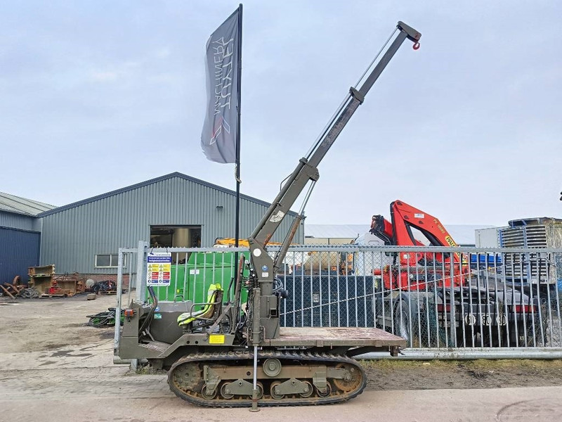 Bezceļu pašizgāzējs Yanmar C 30 R rups tracked dumper + crane 980 kg winch: foto 1