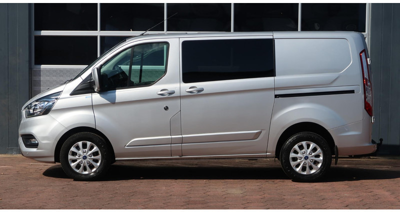 Mazs furgons, Kravas-pasažieru furgons Ford Transit Custom 300 2.0 TDCI L1H1 Limited DC AUT/ LED/ CAMERA/ 2X DEUR/ CRUISE/ AIRCO/ TREKHAAK: foto 12