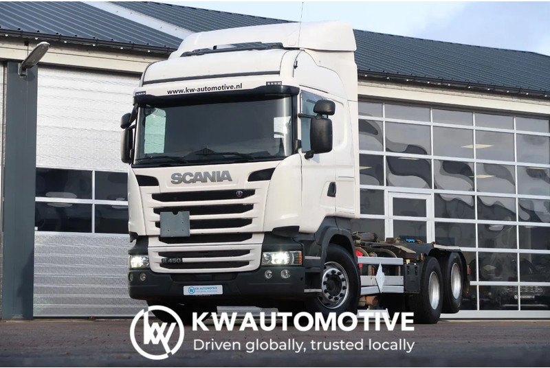 Scania R450 6X2/ HOOKLIFT 20T/ RETARDER/ LIFT/ - Kravas automašīna - kabeļu sistēma: foto 1 Scania R450 6X2/ HOOKLIFT 20T/ RETARDER/ LIFT/ - Kravas automašīna - kabeļu sistēma: foto 1